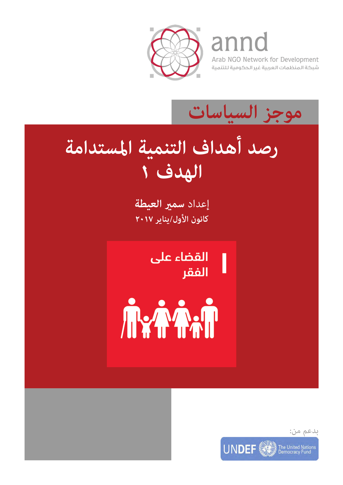 موجز السياسات رقم 1: رصد أهداف التنمية المستدامة - الهدف الأول